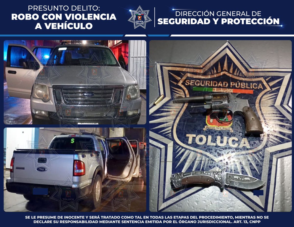 DIRECCIÓN GENERAL SEGURIDAD Y PROTECCIÓN DE TOLUCA (@seguridadtol) on Twitter photo Derivado de una llamada vía Centro de Mando, elementos de la #PolicíaMunicipal acudieron a calles de la Colonia Seminario 4ª Sección en donde detuvieron a una persona que momentos antes intentó despojar violentamente de su vehículo a un vecino de la zona. Derivado de una llamada vía Centro de Mando, elementos de la #PolicíaMunicipal acudieron a calles de la Colonia Seminario 4ª Sección en donde detuvieron a una persona que momentos antes intentó despojar violentamente de su vehículo a un vecino de la zona.
