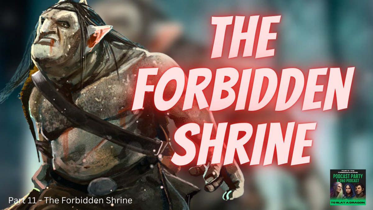 Our heroes make a new ally in their quest to slay Cirothe. Part 11 of PodCast Party: To Slay a Dragon, presented by Cast Party and <a href="/enpublishingrpg/">EN Publishing</a>, is now available on YouTube! youtu.be/a2wNqoVihtA?si…