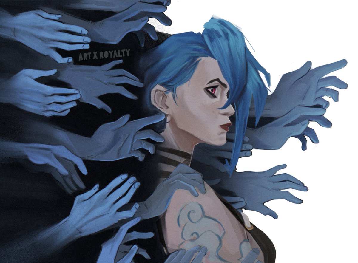 artxroyalty's tweet photo. Piltover’s finest? Nah ➡️ Zaun’s hope
#jinx #Arcane https://t.co/HIk2F59e6D