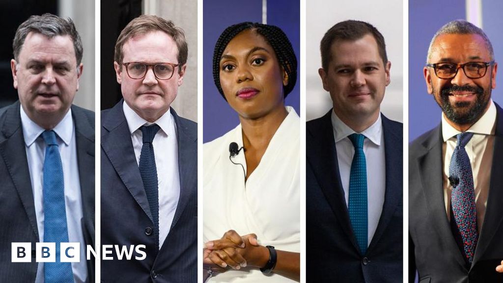 PointPolitic's tweet photo. The five contenders battling to be the next Tory leader https://t.co/7PET1G8Sef https://t.co/w6foOYY7KA