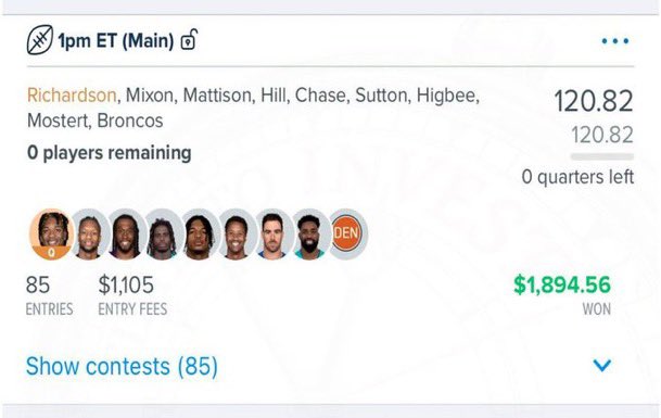 InvestDFS's tweet image. 2024 #NFL #DFS 1 day away!! 

To win with us 👉 Message @InvestDFS

#NFL #DFS | #TimeToInvest 📈