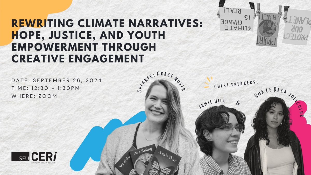 SFU's Community-Engaged Research Initiative tweet media