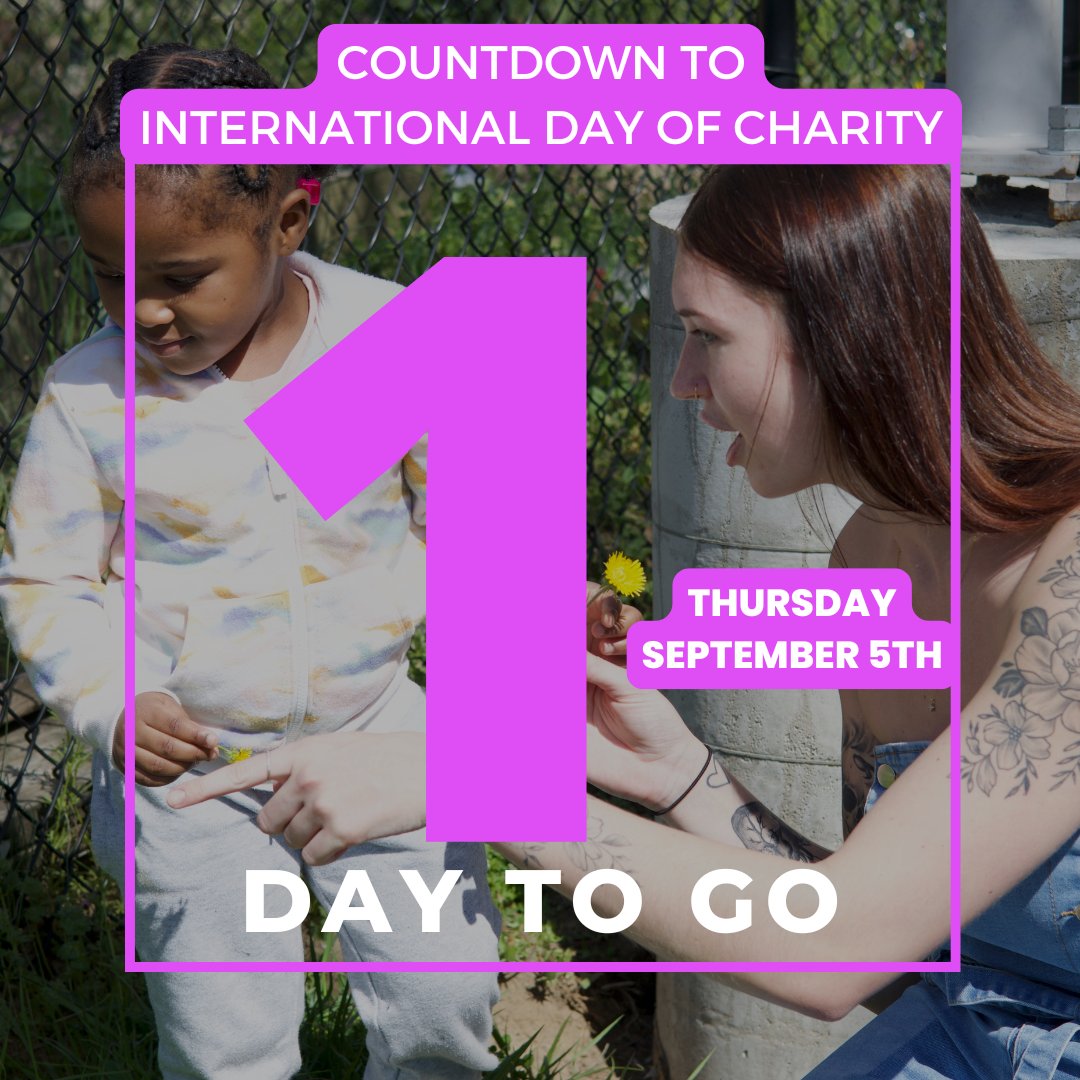 🚨 Just 1 Day Left! 🚨 Tomorrow is International Day of Charity! A small $5 donation can have a big impact on education—support teachers and students by giving tomorrow! 💪📚 Visit bgtogether.org or text "GIVE" to 816-688-3706. #BeGreatTogether #SupportEducation