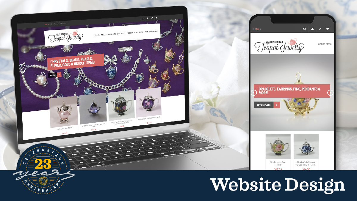 StimulusAdv's tweet photo. Bringing the power of @Joomla and @virtuemart together to build this beautiful #ecommerce #website for Teapot Jewelry!

#webdesign #webdeveloper #joomla #retail #shopping https://t.co/GNTHDTsQLf