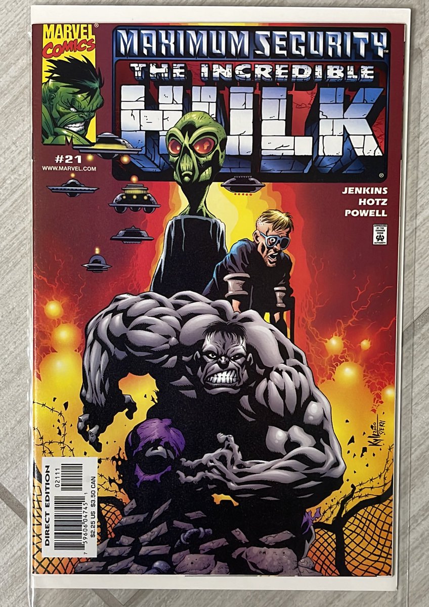rholmes0520's tweet image. It’s @comicfoil favorite time of day! Maximum Security tie-in time! Today, it’s the Incredible Hulk #21! By Paul Jenkins, Kyle Hotz, Pwell, and Buccellato. Yeah, nothing really to see here…🙄 #MaximumSecurity #Hulk #MarvelComics #comics