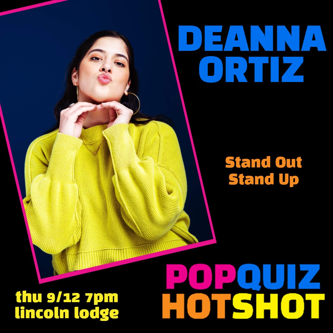 The funny and fabulous <a href="/deannaortiz_/">a tiny little baby doll 👼</a> is part of the can't miss show next week. What a party it's gonna be!