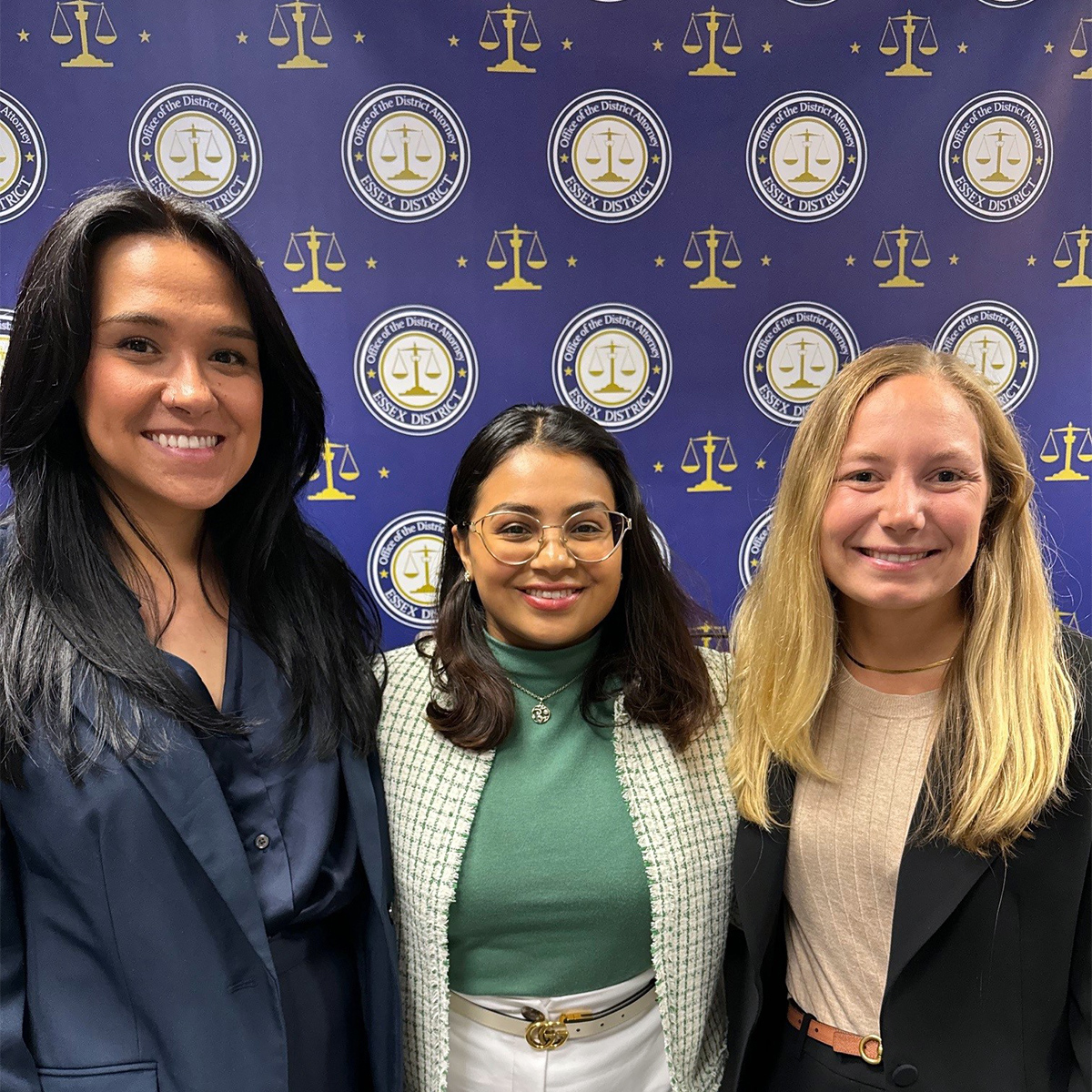 This week, we are welcoming a new group of interns, including (L to R) Emma Korstanje from Northeastern Law (<a href="/NUSL/">NortheasternLaw</a>), Litzy Ortiz from <a href="/Suffolk_Law/">Suffolk University Law School</a>, and Morgan Corley from <a href="/Harvard_Law/">Harvard Law School</a>. Thrilled to have them with us as they gain some hands-on District Court experience!