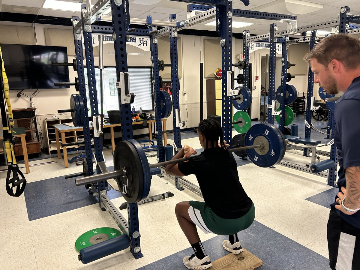 Day 1 is in the books. Great first lifting session. #CutItLooseHHES