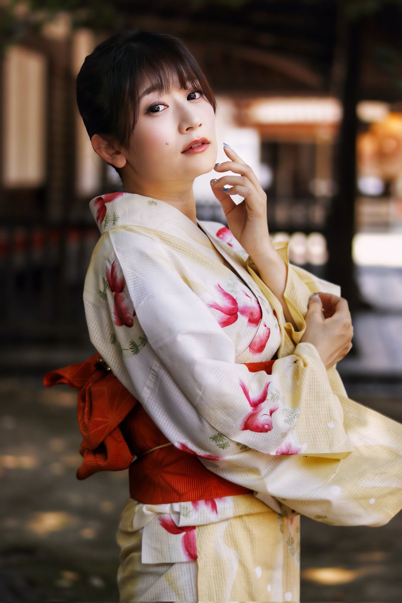abeabeabe1002's tweet image. 真夏の浴衣企画撮影会　　
　　[㊗️お誕生日おめでとうございます]　
model　夢乃　ふわるさん(@yf555555 )　
#ファインダー越しのヒロイン