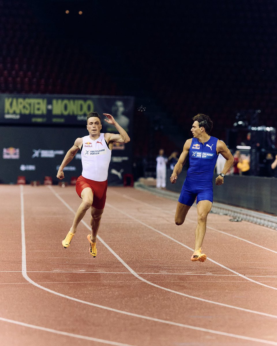 PUMA's tweet image. He called his shots.
@mondohoss600 is the 100m sprint winner 🏆