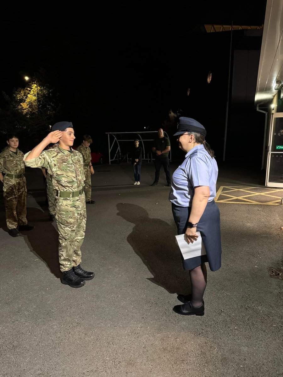 Congratulations to Cdt Westcott on being awarded Cadet of the month. For being an excellent role model to other cadets along side awesome attendance