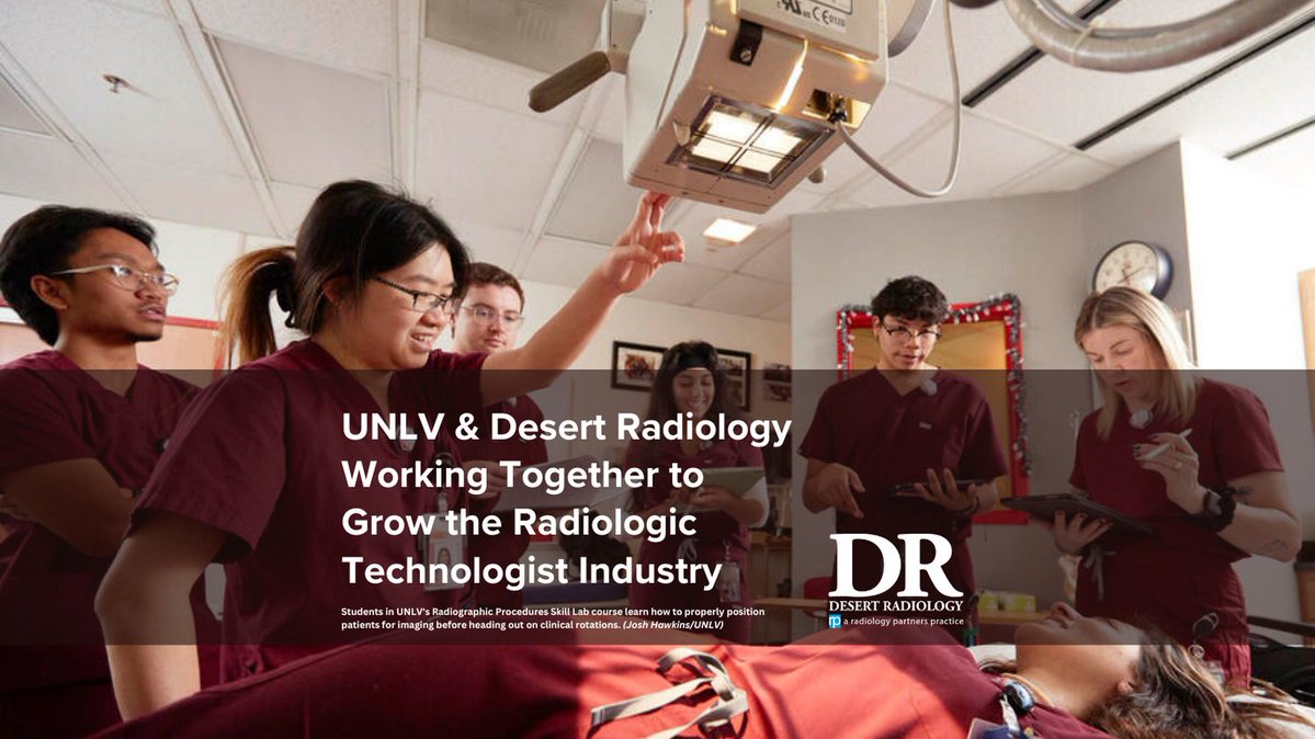 Alone we can do a little; together we do so much! UNLV &amp; Desert Radiology are working together to keep up with the demand for radiologic technologists. 

⭐️ Read the full article here: bit.ly/3AOlB9L

#Technologist #DesertRadiology #UNLV #WeAreDR #LasVegasValley