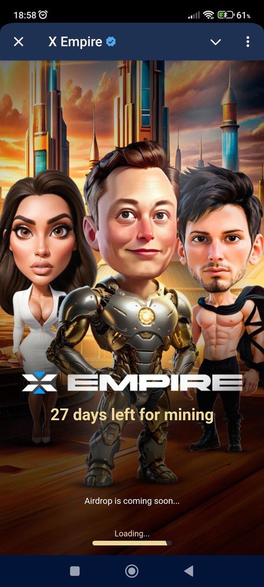 Play on TELEGRAM and get free airdrops Those who missed Notcoin, pay attention here, last 1 month left 

t.me/empirebot/game… 

Link above
 
#cryptocurrency #bitcoin #ETH #Airdrop #xrp #Toncoin #chz #LEVER #BSW  #Solana #avax #BNB  #altcoin #binance