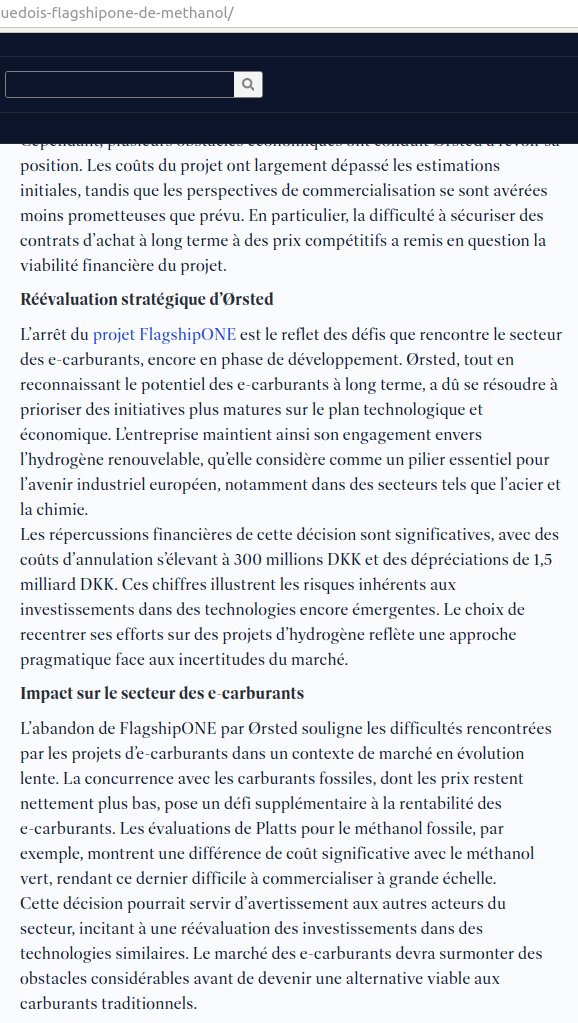 PaxMetanola's tweet photo. https://t.co/Yrph2cnOSl
$13/GJ=$76/boe=$0.7/Litre
#FlagShipONE donc #Voitures sont le 1e #Marché de #Niche #eMethanol
#sMethanol #MAERSK #ORSTED #RENAULT #STELLANTIS #MERCEDES #VW #PORSCHE #POUYANNÉ #TOTAL #TotalHaitLesEnfants #eFuel #Methanol #StopTOTAL #EACOP #7ChinesePVsisters https://t.co/mQCfGsBd7y