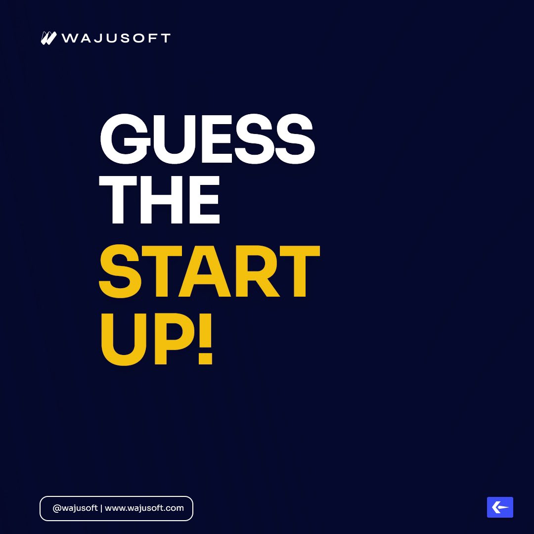 wajusoft's tweet photo. Itβs time to put your startup knowledge to the test!
#wajusoft #guessthestartup #funpost #guessinggames https://t.co/gzfKA7M04U