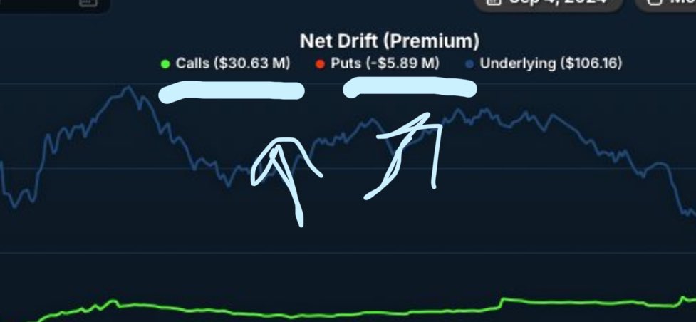 FLAW3D1's tweet photo. @QuantData These two numbers here. Can you break them down for me? I noticed today on the spy the call side was negative and the puts positive. I’m asking for the dumb kids in the back(me). I have an idea but I have no clue if I’m correct or not. https://t.co/POUsriF2Dy