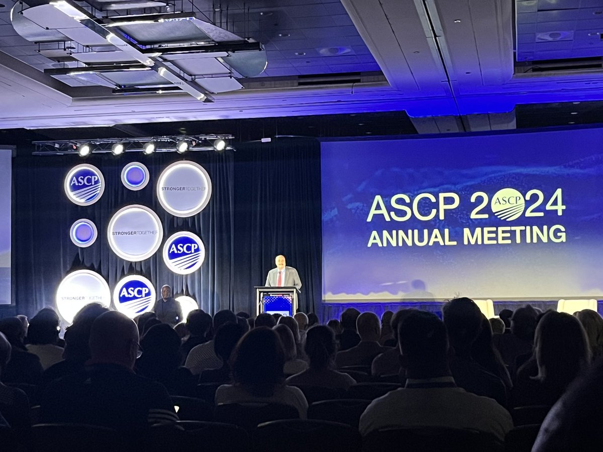 Happening now: Martin Luther King III takes the stage as keynote speaker #ASCP2024