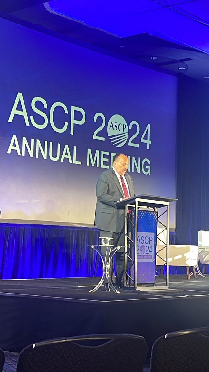 What an honor to see Martin Luther King lll at the #ASCP 2024 Annual Meeting in Chicago #PathTwitter