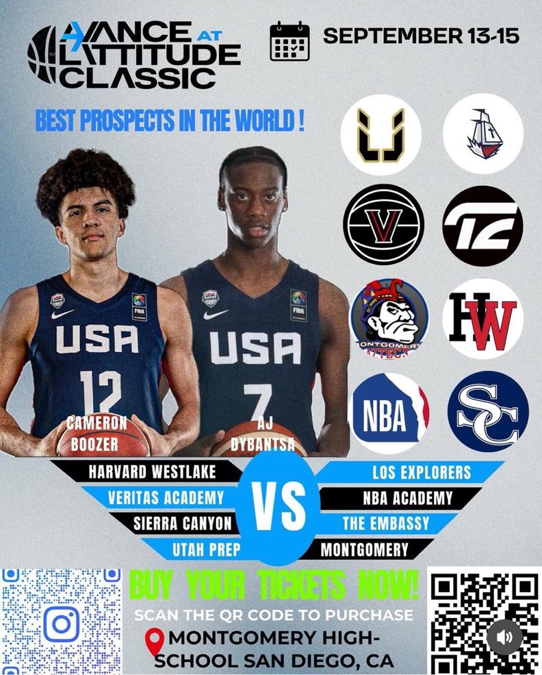 Lucas Ramirez🇺🇸🇸🇻 (@coachlramirez) on Twitter photo I'm looking forward to attending the Avance at L'Attitude Classic being held Sept 13-15 @ Montgomery HS/San Diego CA. Nice mix of top HS squads with some of the best international players. <a href="/Veritashoops/">Veritas Academy Titans</a> <a href="/CoachZedan/">George Zedan</a> <a href="/garynahrep/">Gary E Acosta</a> <a href="/Titosmundo/">Armando Tam</a> I'm looking forward to attending the Avance at L'Attitude Classic being held Sept 13-15 @ Montgomery HS/San Diego CA. Nice mix of top HS squads with some of the best international players. <a href="/Veritashoops/">Veritas Academy Titans</a> <a href="/CoachZedan/">George Zedan</a> <a href="/garynahrep/">Gary E Acosta</a> <a href="/Titosmundo/">Armando Tam</a>