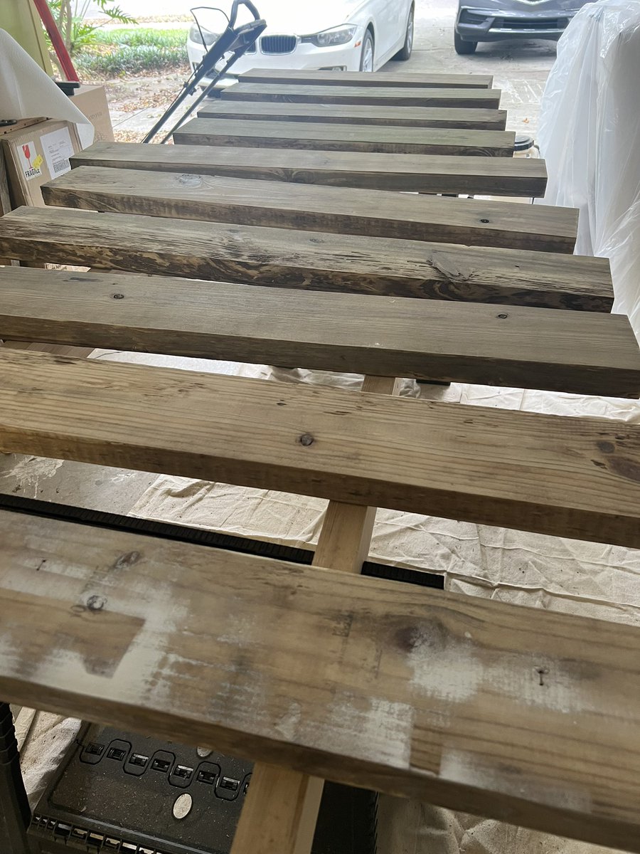 fcorriher's tweet image. Was satisfying to turn nothing into something. 🪚🗜️🔨