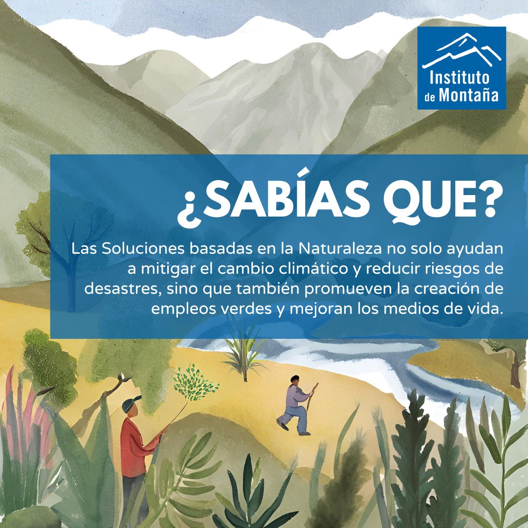 🌿 ¿Sabías que las Soluciones basadas en la Naturaleza (#SbN) tienen un impacto transformador? 🌍

🔗 Conoce más en nuestro reporte "Las Soluciones basadas en la Naturaleza y sus beneficios socioeconómicos para el Perú", disponible en: mountain.pe/wp-content/upl…