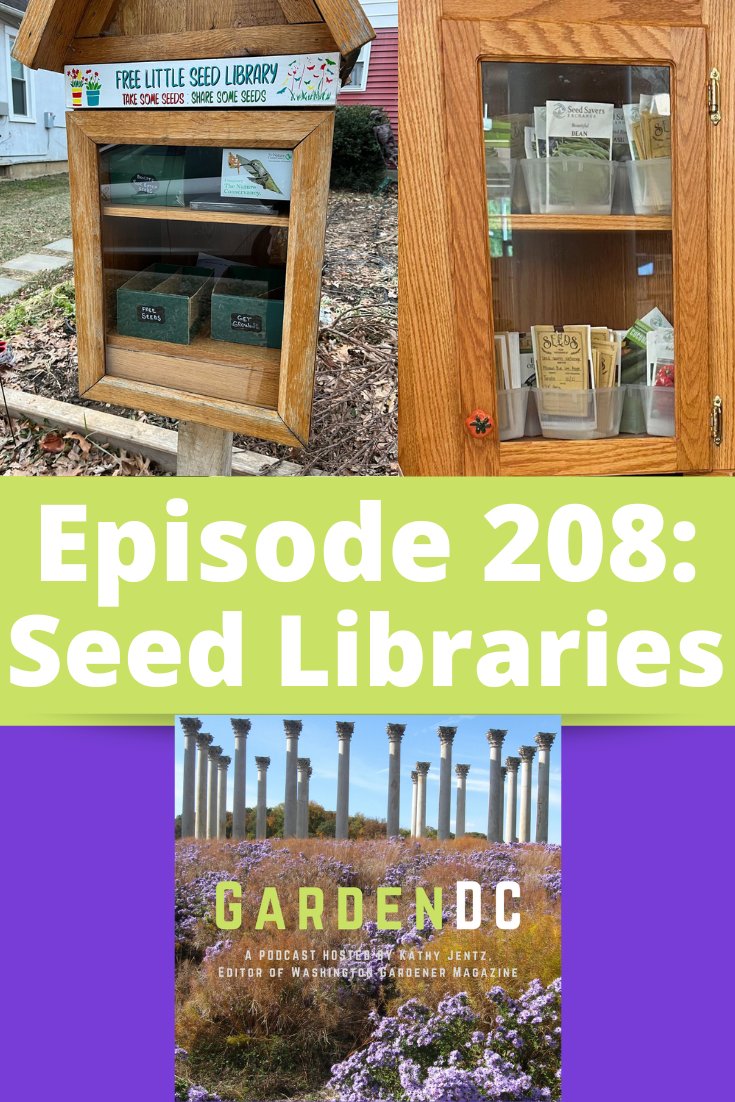 WDCGardener's tweet image. Show Notes are up for #GardenDC Podcast Episode 208: Seed Libraries. Here is an excerpt:
24:26 Ciara talks about the seed library network
26:39 Are there certain areas that have particularly low numbers of seed libraries?
29:54 - legal concerns around #seedlibraries