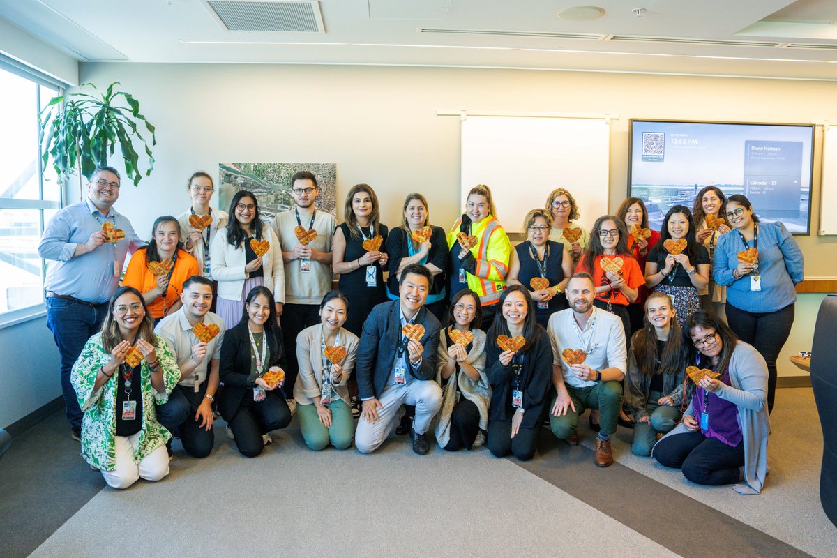 In the spirit of Reconciliation, the YVR team participated in a Cedar Heart Workshop. As each heart was weaved, the team placed notes inside speaking to what Reconciliation means to them. A big thank you to @Musqueam Artists Rita &amp; Zoe Kompst for teaching us this afternoon!