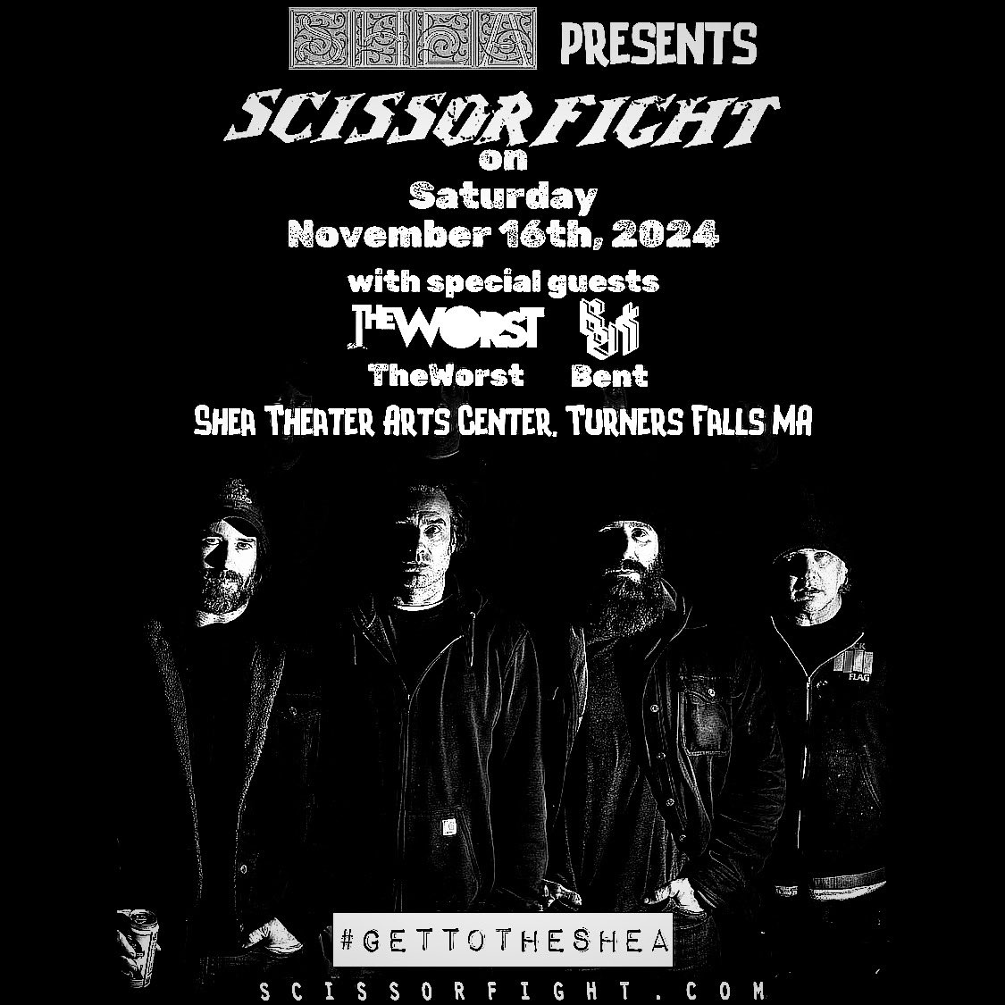 ARMEgroup (@thearmegroup) on Twitter photo Just Announced! Tix are on sale now for NoV.16th when the #sheatheater hosts the legendary <a href="/scissorfight_nh/">SCISSORFIGHT</a> w/ <a href="/theworstoneword/">theWorst</a> and <a href="/benttheband/">benttheband</a> - get your tix NoW at:
showclix.com/event/shea-pre… Just Announced! Tix are on sale now for NoV.16th when the #sheatheater hosts the legendary <a href="/scissorfight_nh/">SCISSORFIGHT</a> w/ <a href="/theworstoneword/">theWorst</a> and <a href="/benttheband/">benttheband</a> - get your tix NoW at:
showclix.com/event/shea-pre…