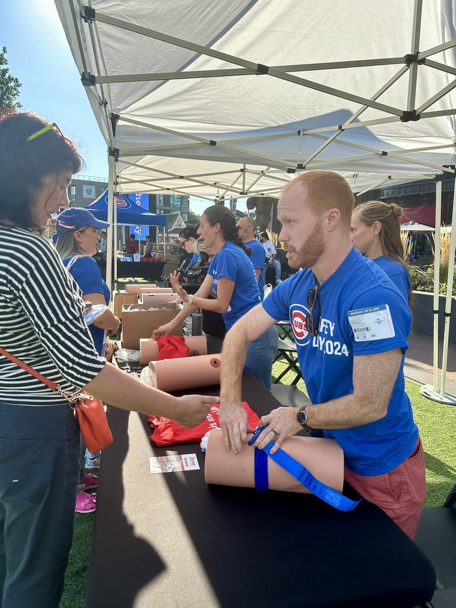 We’re at Wrigley Field with <a href="/acsTrauma/">The ACS Committee on Trauma</a> for <a href="/Cubs/">Chicago Cubs</a> Safety Day 2024! ⚾️

Come find us at Gallagher Way to say hi and get trained to STOP THE BLEED® before the game. Cubbies and <a href="/Pirates/">Pittsburgh Pirates</a> fans welcome. 😊