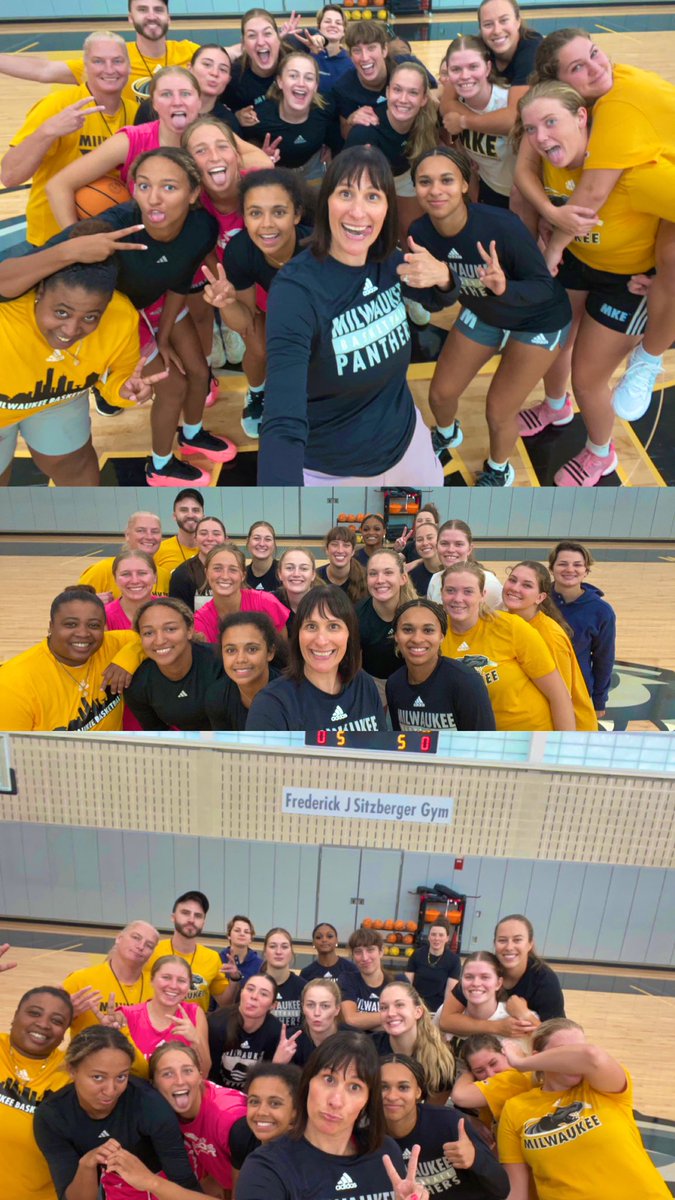 BACK IN THE GYM!!! 
⛹️‍♀️⛹️‍♀️⛹️‍♀️
Let’s Goooo!! 

#ForTheMKE | #MKEBasketball