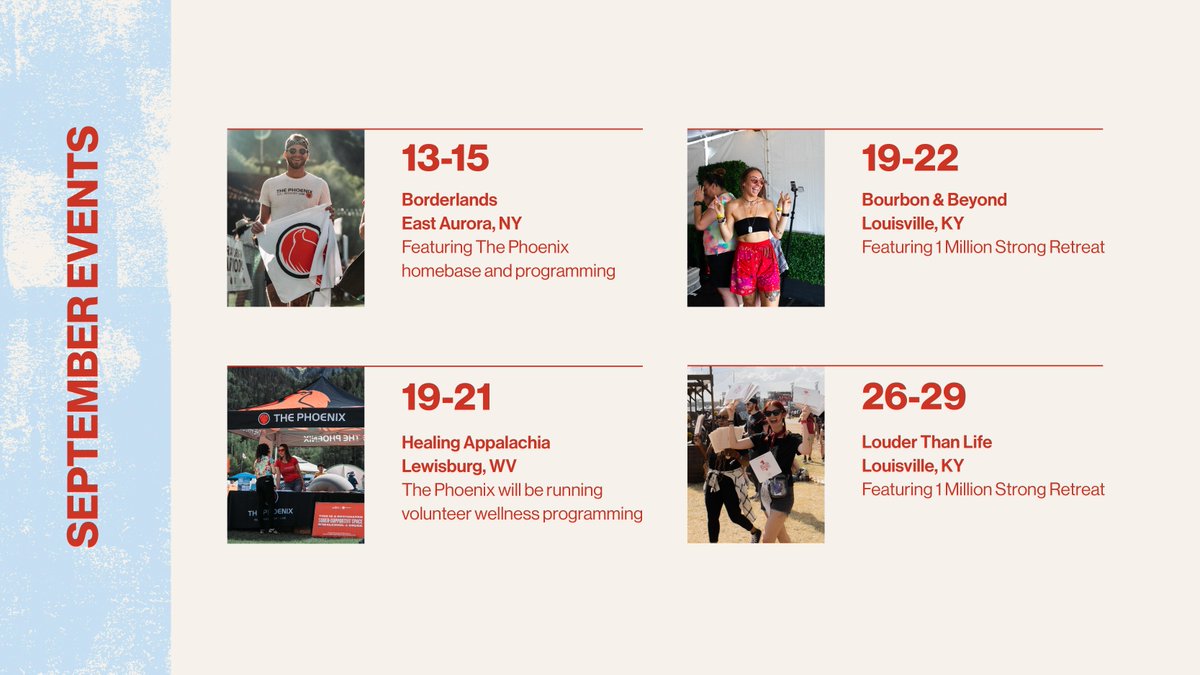 1MilStrong's tweet photo. @RiseRecoverLive The people we meet and the stories we hear are why we do what we do and we can't wait to share more of the #1MillionStrong community with you all month long. https://t.co/3Ctv5OOQW7