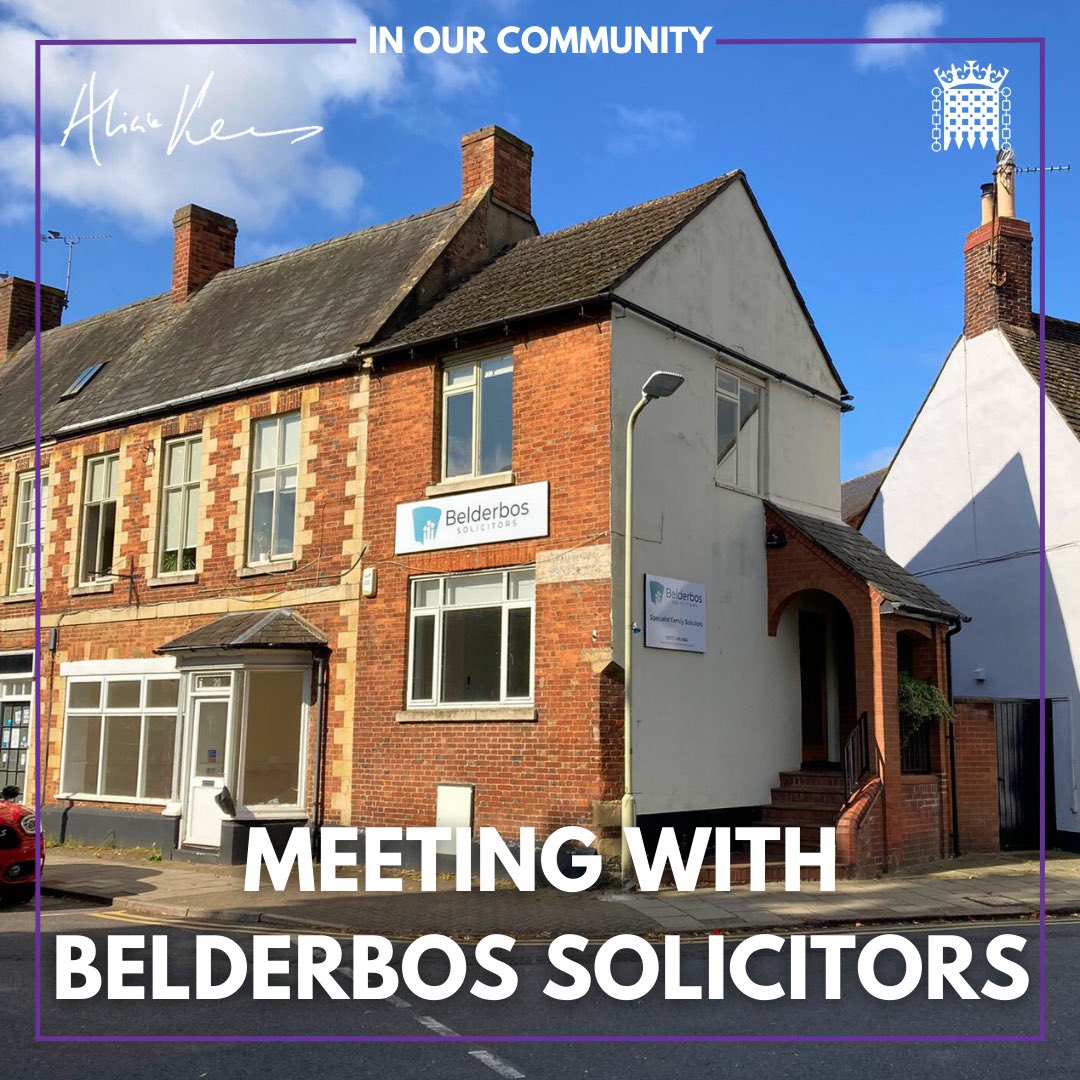 It was good to meet with Belderbos Family Solicitors recently, a local business based in Oakham.
 
We discussed challenges around marital breakdown, and I heard more about their ambitions to reform cohabitation legislation.

<a href="/jamesbelderbos/">James Belderbos</a>