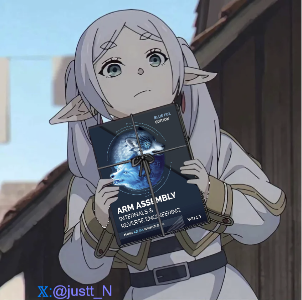 Frieren loves reading books. Especially Assembly books!
book by <a href="/Fox0x01/">Azeria</a>