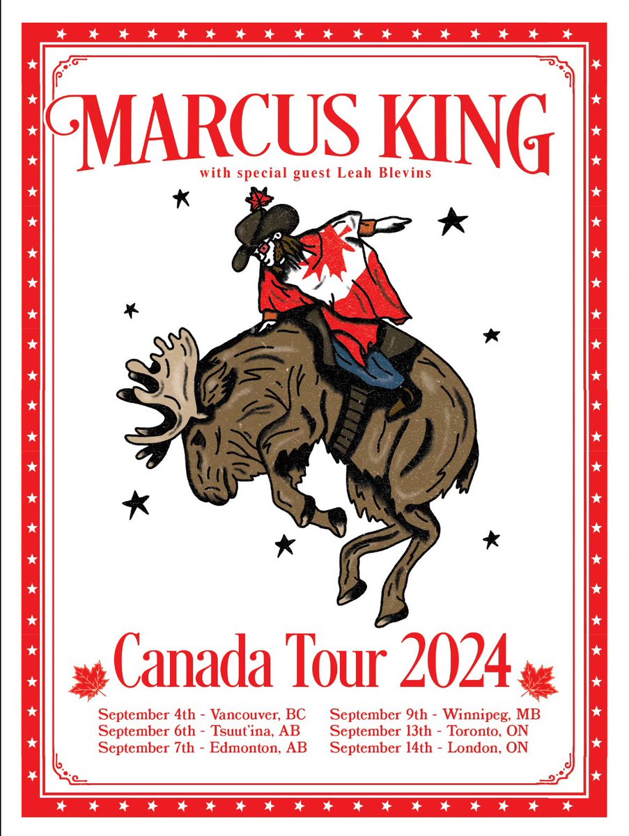 C A N A D A  2 0 2 4

Bringing the Mood Swings tour up north for a stretch with my friend the talented <a href="/LeahBMusic/">Leah Blevins Music</a>! See y’all soon 🇨🇦🍁