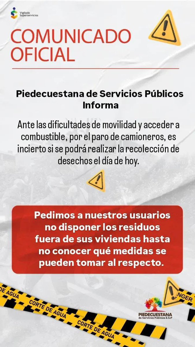 #Comunicado 

<a href="/Piedecuestana_/">Piedecuestana de Servicios Públicos</a>