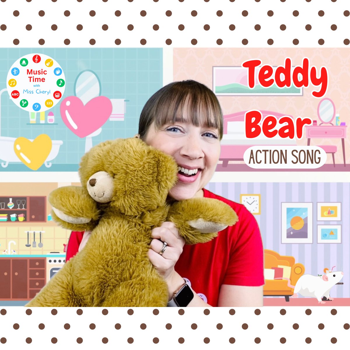 Learn this fun action song with me and teddy bear! Watch the full video on my YouTube Channel:
youtube.com/@musictimewith…
#childrensmusic #childrensongs #kidssongs #teddybear #toddlersongs #learningisfun #preschoolsongs #actionsongs #BacktoSchool