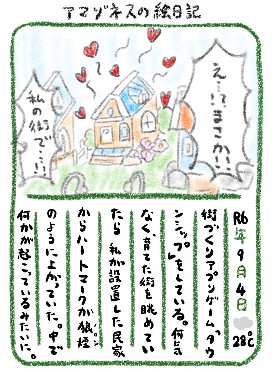 【絵日記】起こってる 