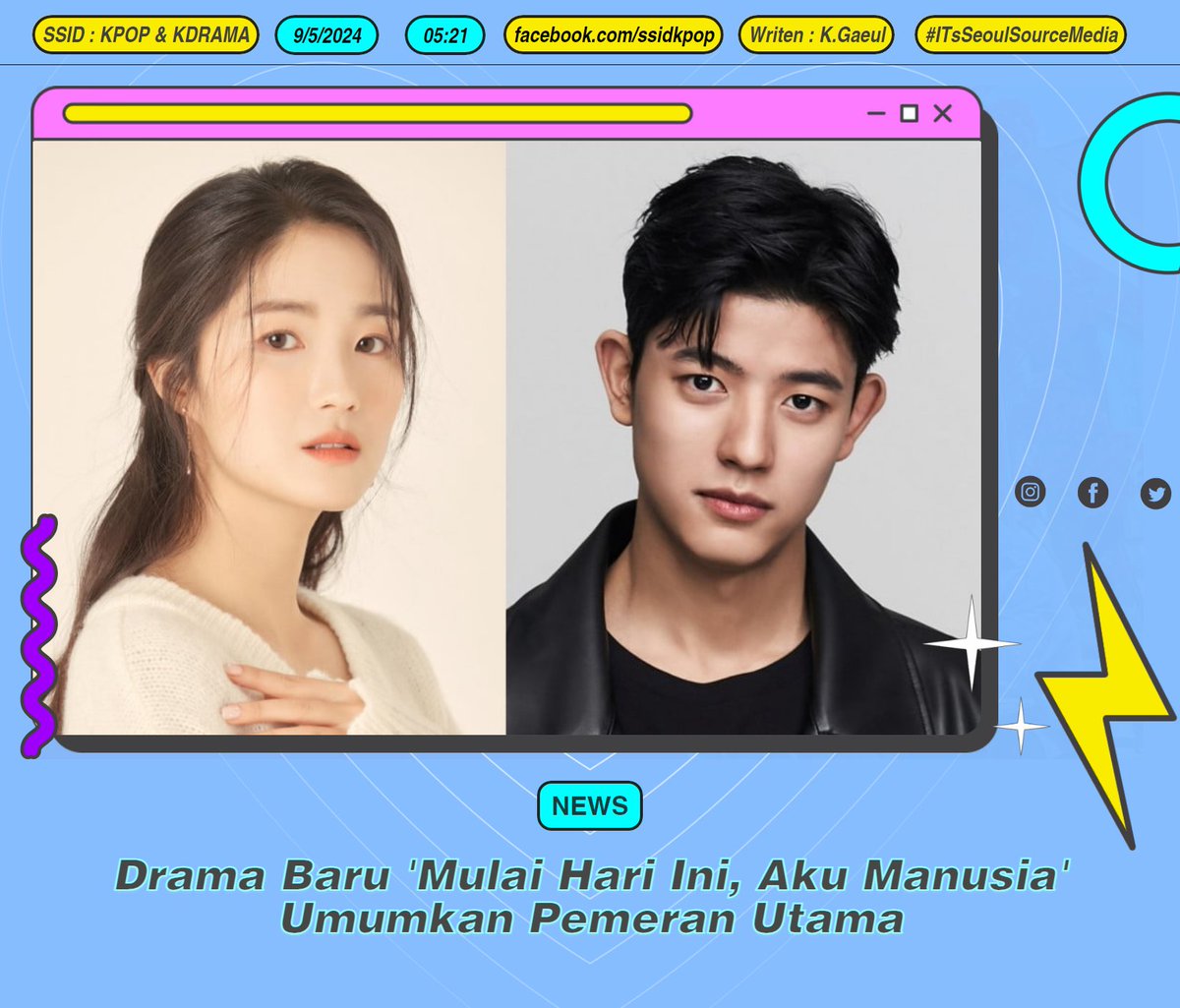 kpopdankdramaid's tweet photo. #StartingTodayImHuman: Kim Hye Yoon dan Park Solomon Membintangi Drama Romantis Komedi tentang Gumiho dan Pesepakbola

Baca: https://t.co/3GvLV9IgGZ
-🍂 https://t.co/TGyfaPhfNg