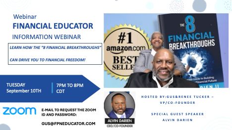 Join us for a generational wealth conversation.DM me for the zoom ID……September 10th 2024 @ 7pm Central....Breakthrough in 2024!!!