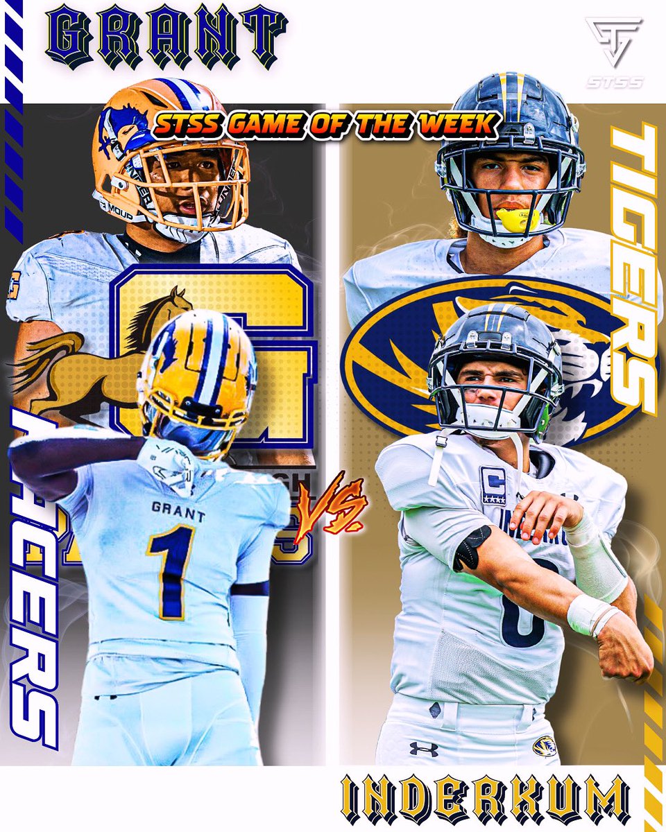 STSS will be covering Grant vs Inderkum Saturday at 2PM! Good luck fellas! <a href="/grant_union/">GHSpacersFootball</a> <a href="/Inderkum_FB/">@INDERKUMFB</a>