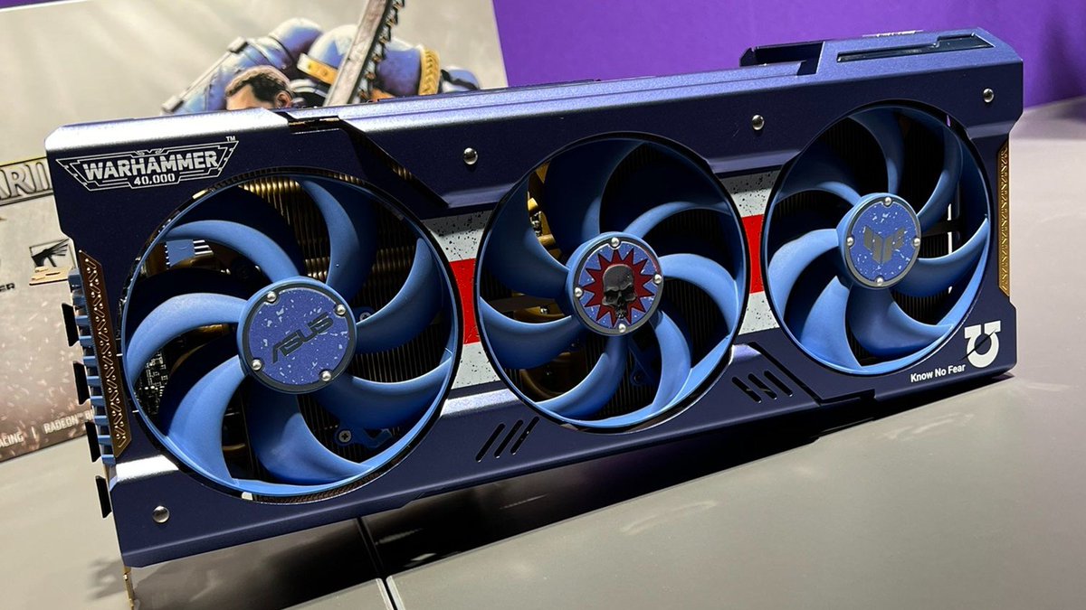 Hey guys, thanks to <a href="/Focus_entmt/">Focus Entertainment</a> and ASUS X AMD, I've got a custom, Space Marine 2 themed AMD GPU to giveaway! 

Check out the link to find out how you can win this bad boy: tinyurl.com/ykum876t

#ASUS #AMDGaming #ASUSexperience