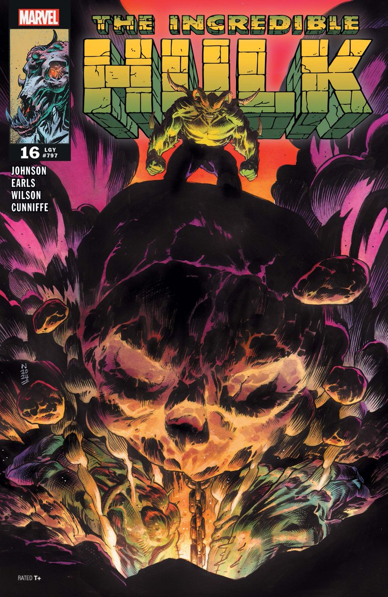PhillipKJohnson's tweet photo. "Glory to the Child God. These cattle ain't for selling."

"Then I will take them when you are dead."

INCREDIBLE HULK #16, out today from @Marvel! Art and letters by the great @dannyearls16 #MattWilson @deezoid @corypetit, cover @NicKlein edits @cracksh0t @TommyGWrites #MRDaniel https://t.co/jxhNSY6fjj