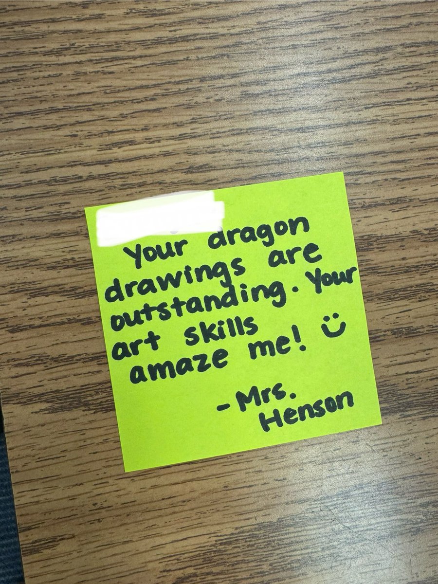 Tonight, I’m writing a positive note for my students when they walk in tomorrow morning to see on their desk. A personalized and specific note is always best! ❤️  <a href="/olatheschools/">Olathe Public Schools</a> <a href="/hnhuskies/">Toni Cole</a>