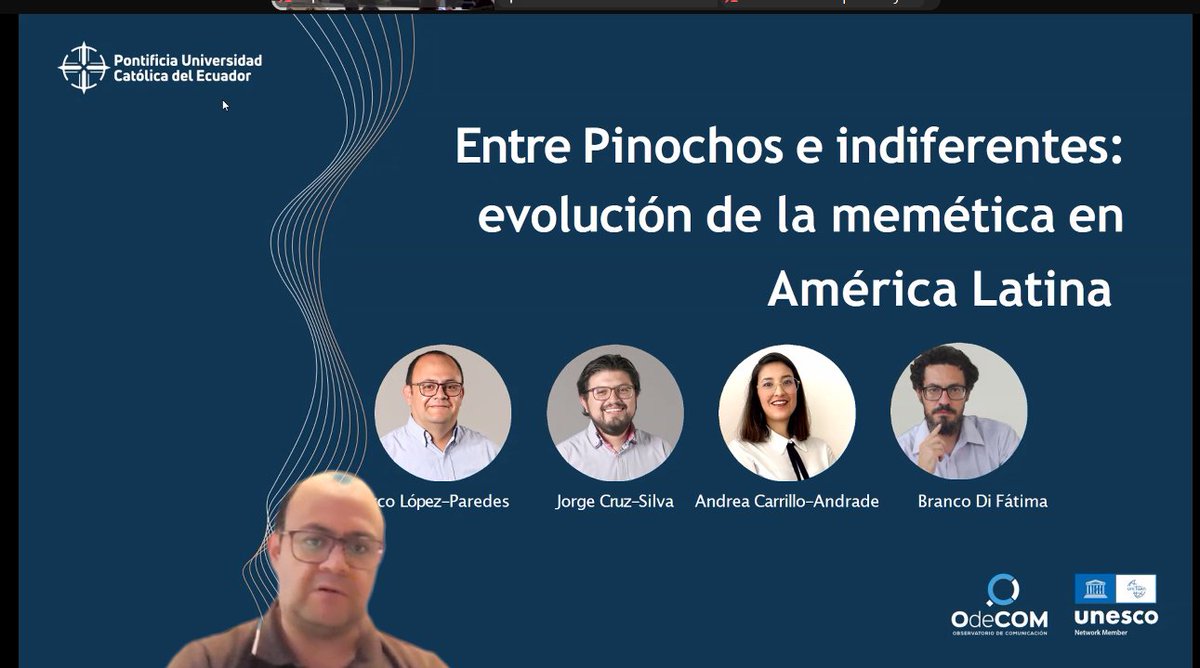 vyepezr's tweet image. Asisto virtualmente al #ICOMTA2024 en la @UPCedu en Lima 🇵🇪
El Workshop #TechGen está a cargo del @OdeComPUCE. En Lima y virtualmente estamos ¡muy bien representados!  💙