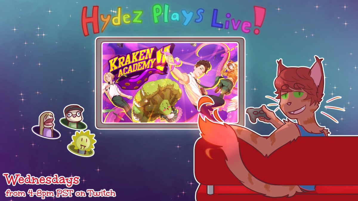 Heyyo Everybuddy! its Wednesday gamin time, and this time we're enrolling in Kraken Academy!! come hang out with us over at twitch.tv/jetyl_hydez
