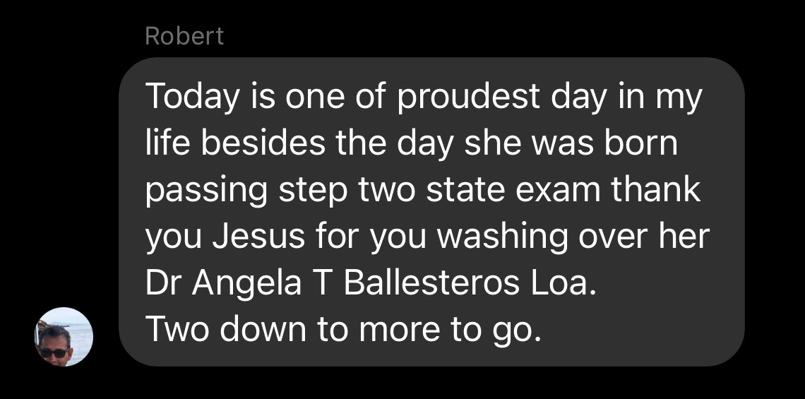 What you see: USMLE STEP 2 PASS. 

What you don’t see: officially NOTHING standing in my way of becoming the FIRST doctor in my family (+my dads message which made me cry during rounds) 🥹