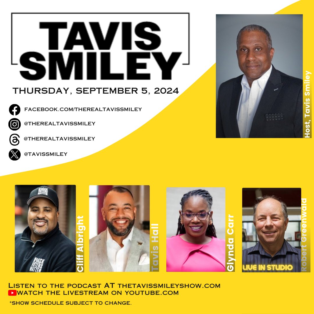 tavissmiley's tweet photo. #BlackVotersMatter #GenZVoterData #Project2025 #HigherHeightsofAmerica
#BlackWomen #BraveNewFilms #Activism #TrumpsCrimeWave #Documentary
#TheTavisSmileyShow #TalkRadio #BreakingNews
#UnapologeticallyProgressive
ππΎπ₯π₯ https://t.co/R6TCeyZo92