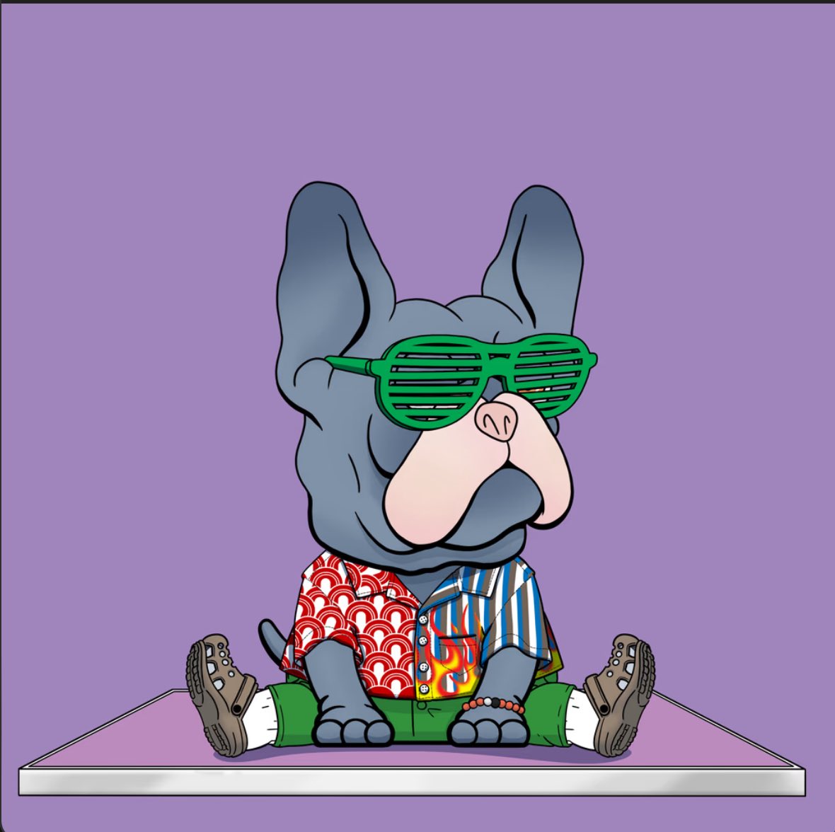 SO to my great friend <a href="/BounceBackOn2/">bouncebackon1.eth 🧬🍯🧠🏀🌌🚀 🪐</a> 
For gifting me with the ball’n <a href="/FrenchieBallers/">Frenchie Ballers NFT</a> 

Ready to hit the lanes with this killer shirt!