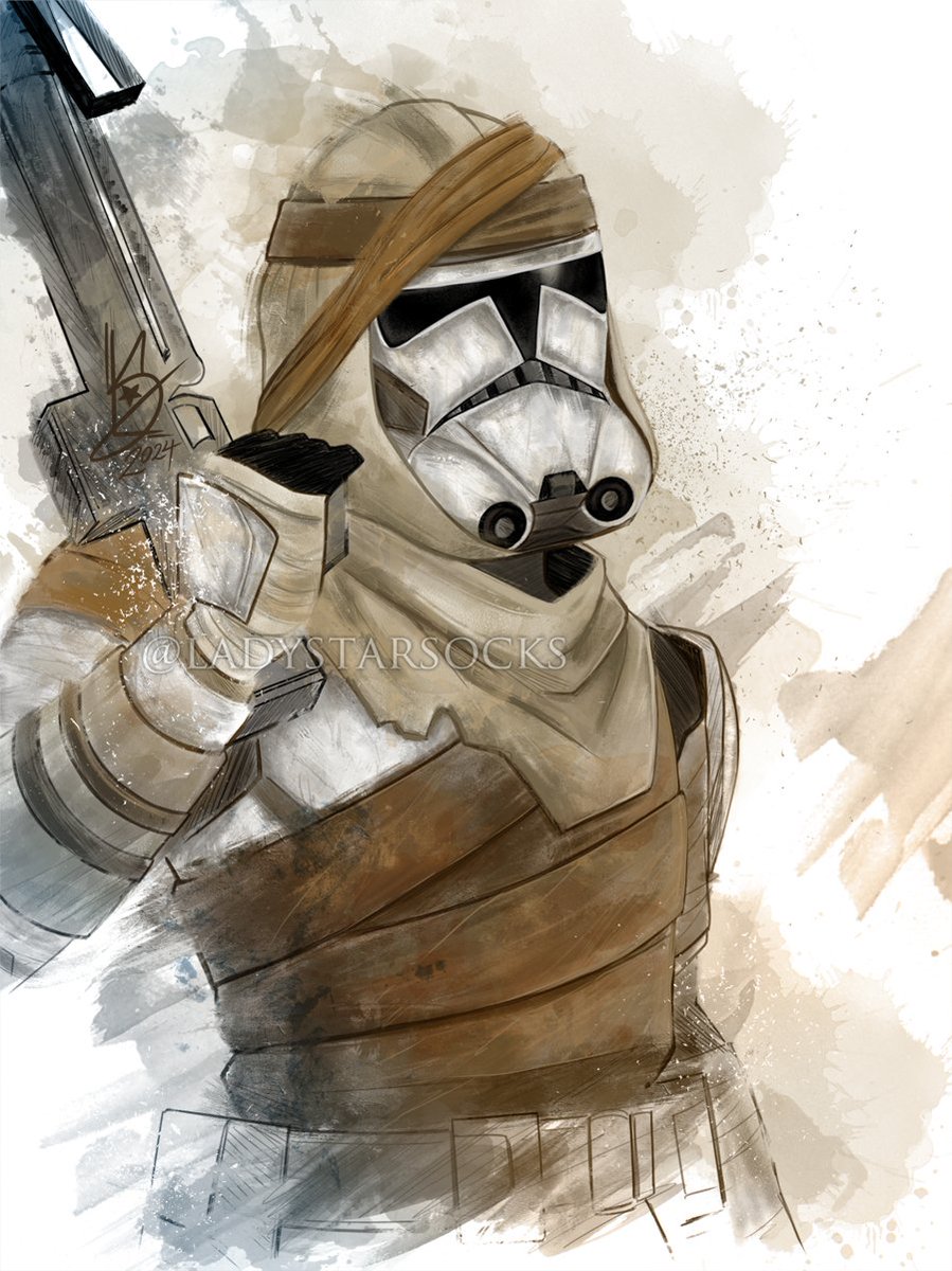 ladystarsocks's tweet image. Mayday! I&apos;m so late drawing him but I&apos;ve wanted to ever since his appearance. He was amazing, and deserved the world. 😭🤍 ~ #badbatch #badbatchfanart #mayday #starwars #starwarsfanart #thebadbatch #clonetrooper #clonecommandermayday #mayday #tbb #swtwt #tbbtwt