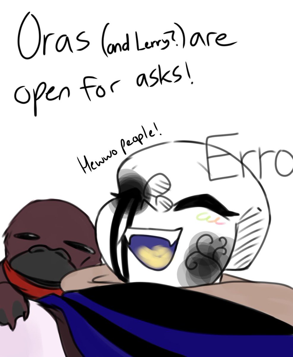 CunoAri's tweet photo. Out of context doodles from a qna on my Tumblr I'm also opening here for my errorink ship child and her pet platypus(yup, it's real) :3
#undertaleAU #errorink #errorinkshipchild #sanscest https://t.co/3YNHYRU9AS